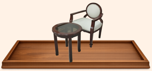COFFEE CHAIR & TABLE