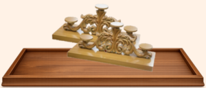 WOODEN CANDLE STAND WOODEN CANDLE STAND