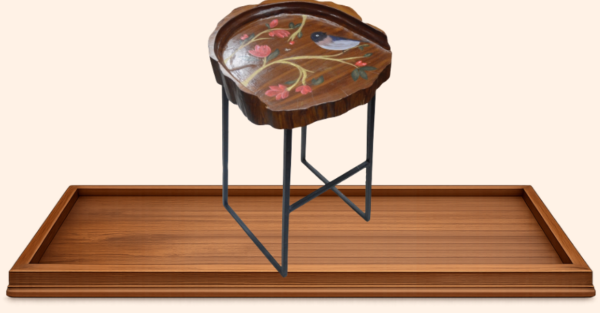 SHEESHAM WOODEN STOOL