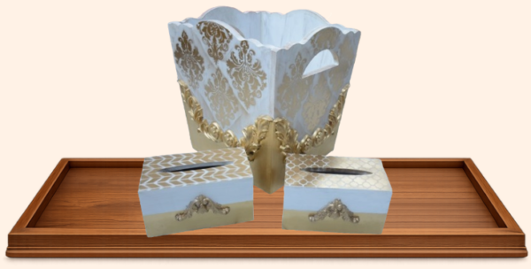 DUSTBIN & TISSUE BOX