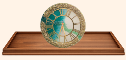 RESIN WALL CLOCK